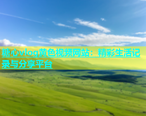 糖心vlog黄色视频网站：精彩生活记录与分享平台  第2张