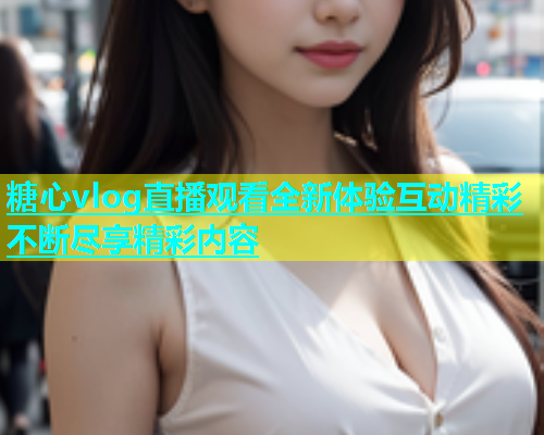 糖心vlog直播观看全新体验互动精彩不断尽享精彩内容  第1张